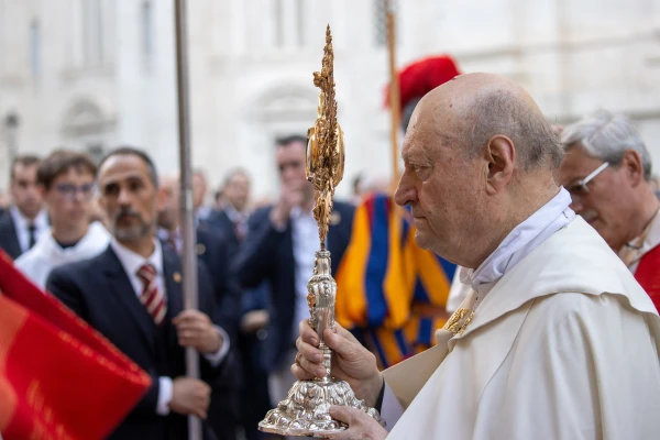 Imagen del Cardenal Ravasi. Crédito: Daniel Ibáñez/ EWTN News