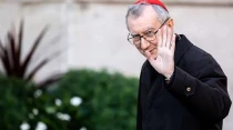 Cardenal Pietro Parolin en el Vaticano. Foto: Daniel Ibáñez / ACI Prensa