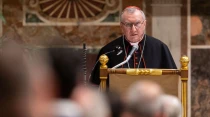 Cardenal Pietro Parolin/Imagen referencial. Cru00e9dito: Daniel Ibu00e1u00f1ez/EWTN Vatican Pool