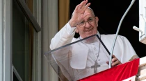 El Papa Francisco durante el rezo del u00c1ngelus. Foto: Vatican Media