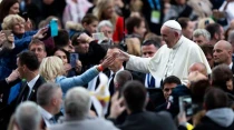 Papa Francisco en Fiesta de las Familias en Dublu00edn, Irlanda. Foto: Daniel Ibu00e1u00f1ez / ACI Prensa.