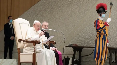 Catequesis del Papa Francisco sobre el trabajo de San Josu00e9 que realizu00f3 tambiu00e9n Jesu00fas