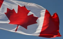 Bandera de Canadá.