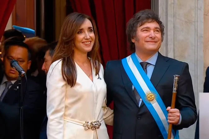 Javier Milei y Victoria Villarruel 10122023