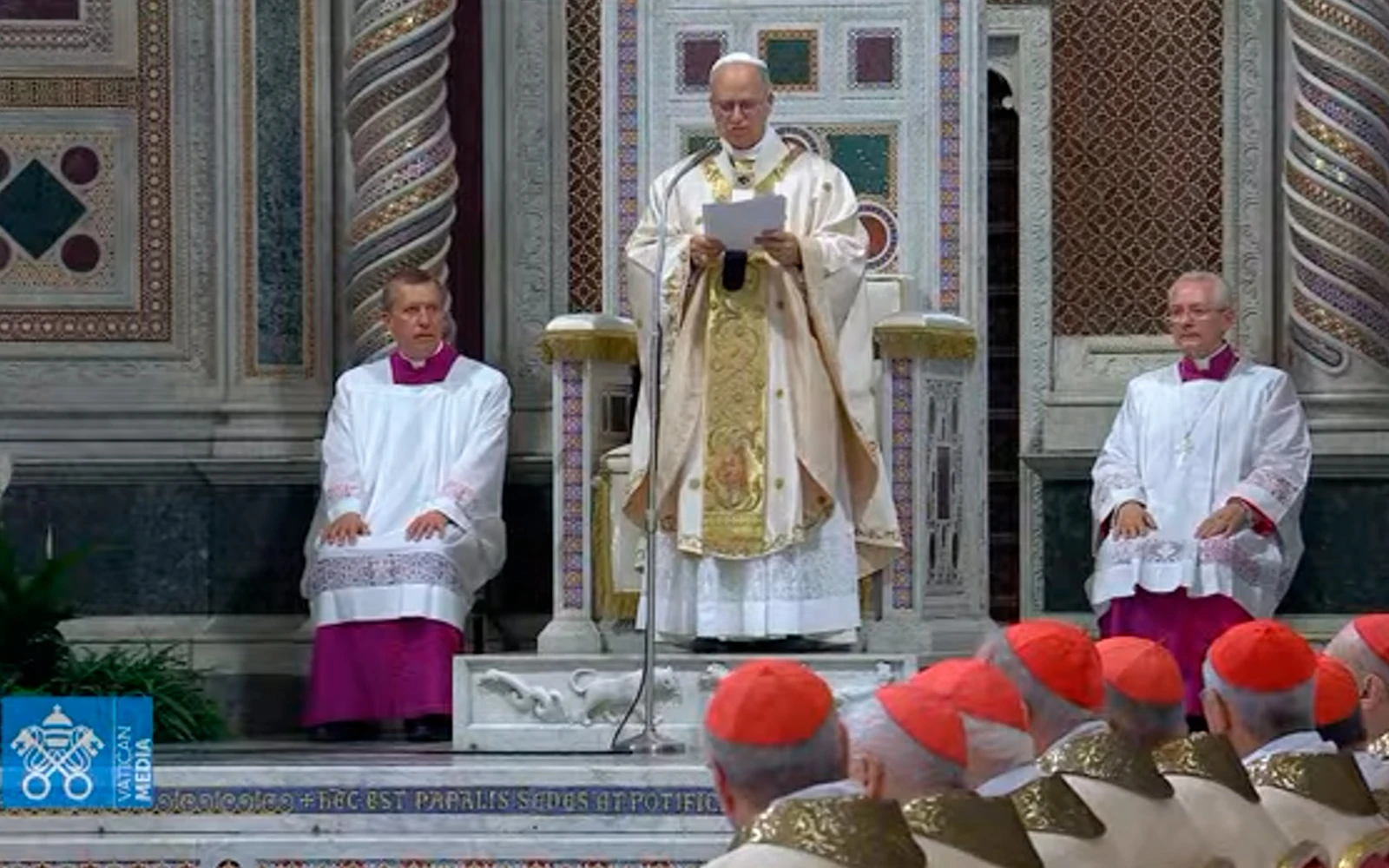 El Papa León XIV pronuncia la homilía en la Misa con la que tomó posesión de la Basílica de San Juan de Letrán.?w=200&h=150