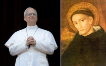 Papa León XIV y San Nicolás de Tolentino