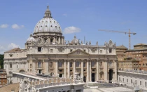 La Basílica de San Pedro en el Vaticano.